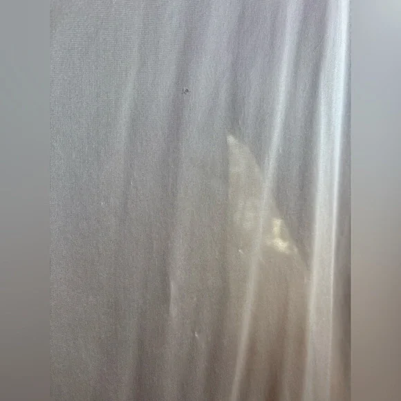 Vintage 1970s Lov’Lee Light Pink Nightgown with Crochet Butterfly (S) - Picture 12 of 13